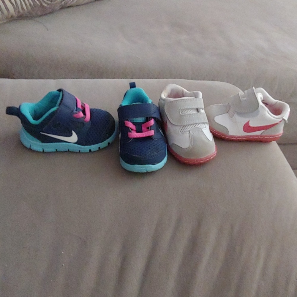Pair of baby Nike shoes